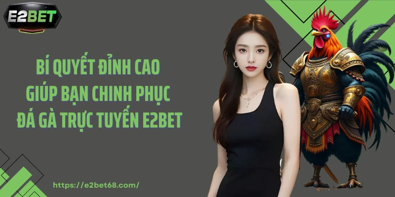 Bí quyết đỉnh cao giúp bạn chinh phục đá gà trực tuyến E2bet