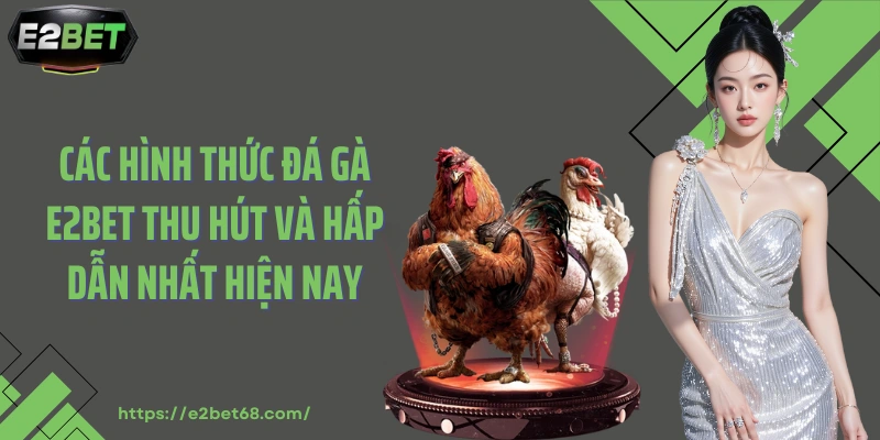 Các hình thức đá gà E2BET thu hút và hấp dẫn nhất hiện nay