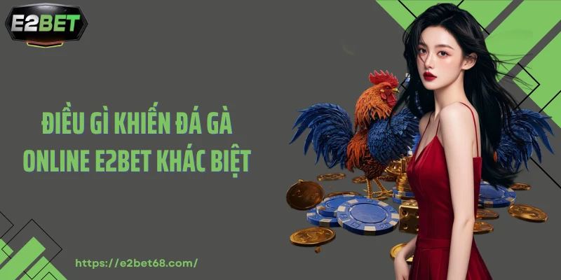 Điều gì khiến đá gà online E2BET khác biệt