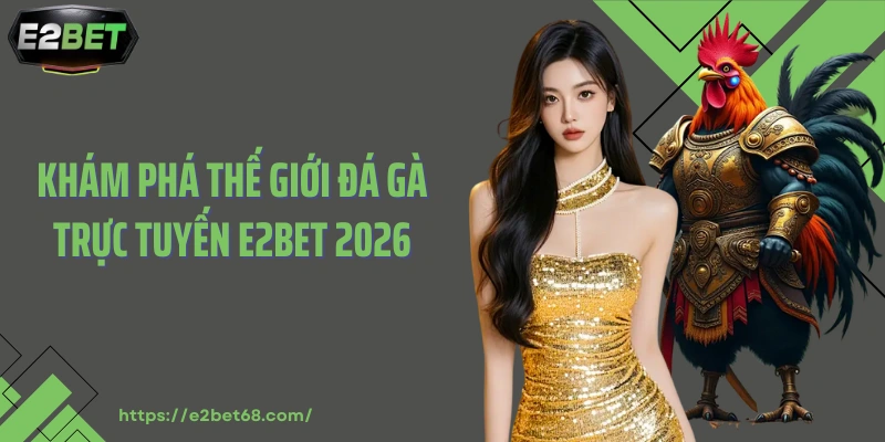 Khám phá thế giới đá gà trực tuyến E2bet 2026
