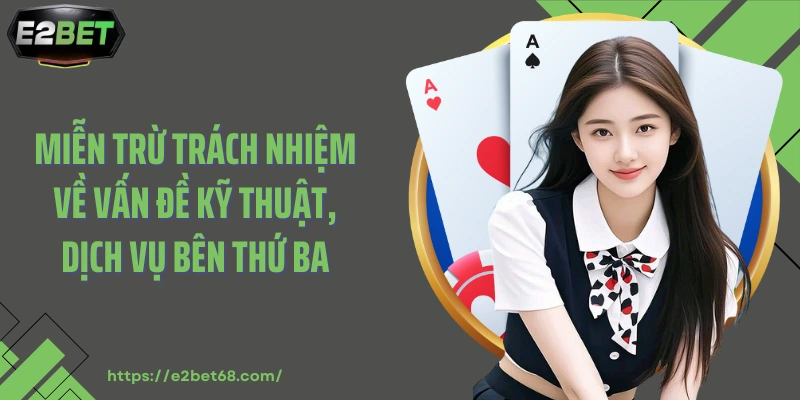 Miễn trừ trách nhiệm về vấn đề kỹ thuật, dịch vụ bên thứ ba